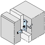 Fig. 8: Windanker tussen 2 parallele vlakken